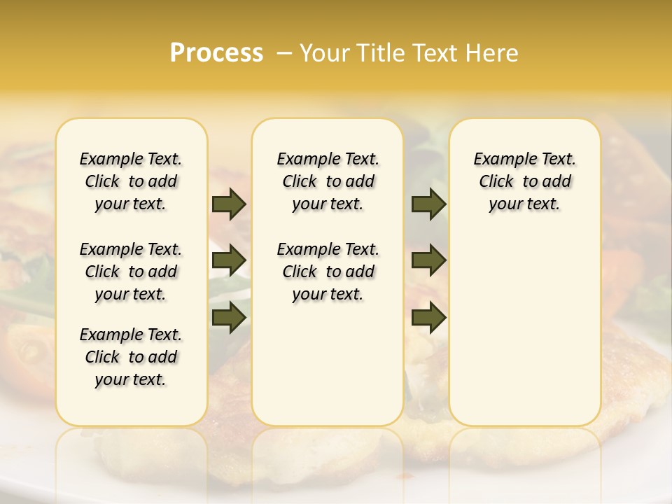 Vegetarian Food Yellow Breakfast PowerPoint Template