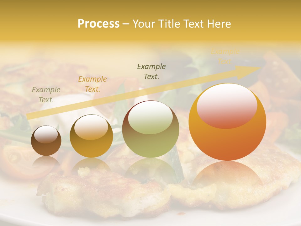 Vegetarian Food Yellow Breakfast PowerPoint Template