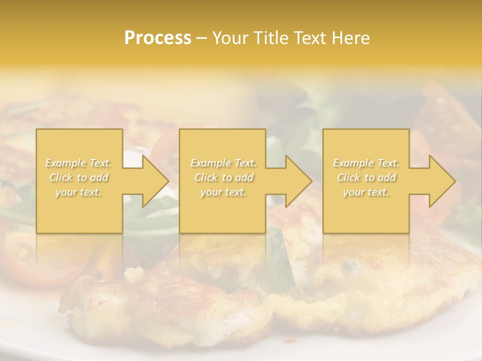 Vegetarian Food Yellow Breakfast PowerPoint Template
