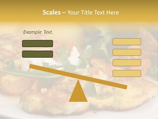 Vegetarian Food Yellow Breakfast PowerPoint Template