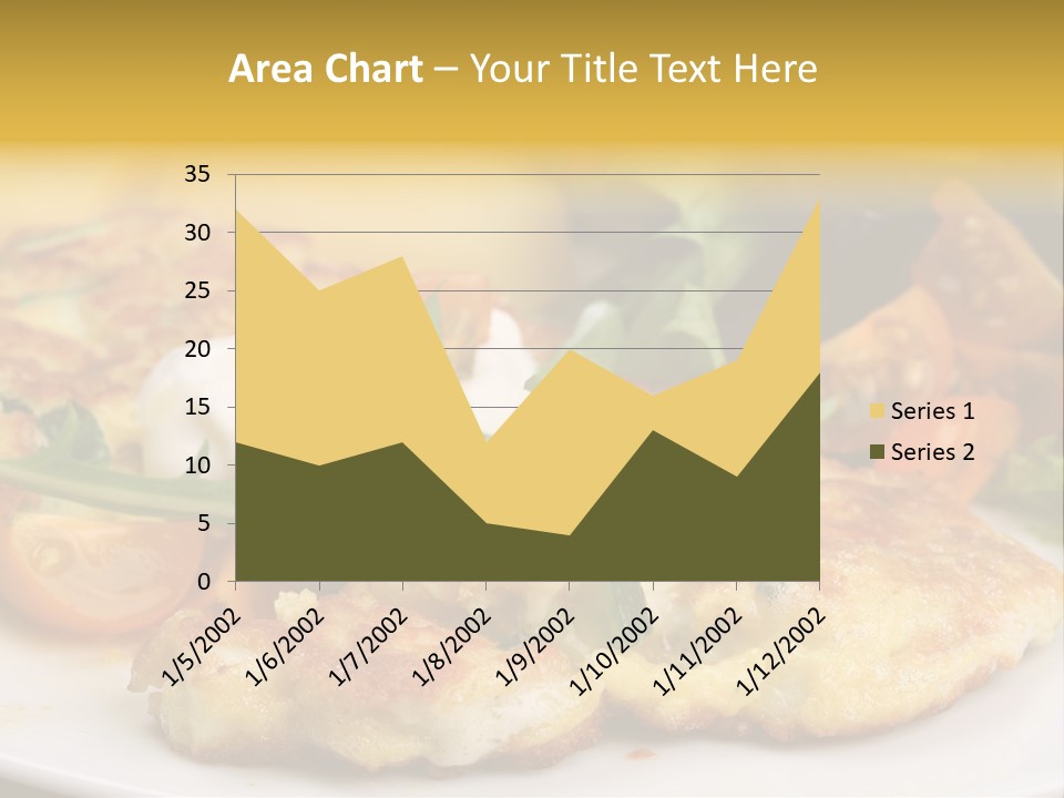 Vegetarian Food Yellow Breakfast PowerPoint Template