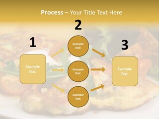 Vegetarian Food Yellow Breakfast PowerPoint Template