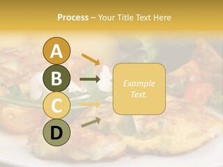 Vegetarian Food Yellow Breakfast PowerPoint Template