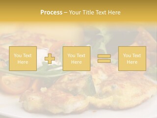 Vegetarian Food Yellow Breakfast PowerPoint Template