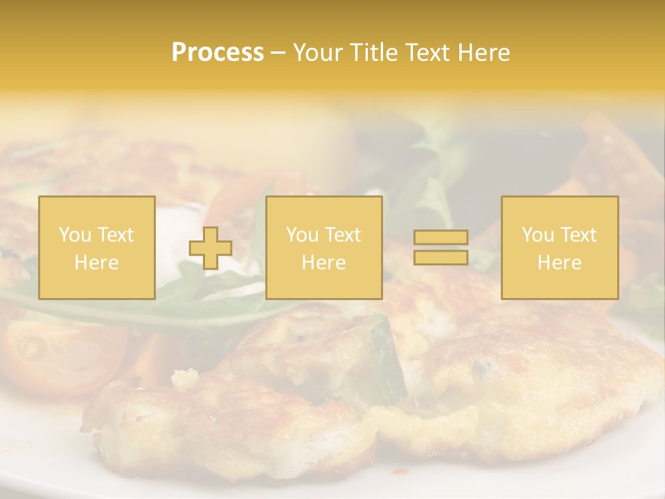 Vegetarian Food Yellow Breakfast PowerPoint Template