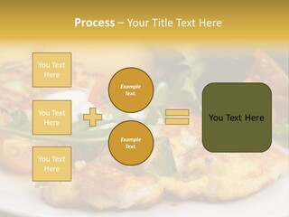 Vegetarian Food Yellow Breakfast PowerPoint Template
