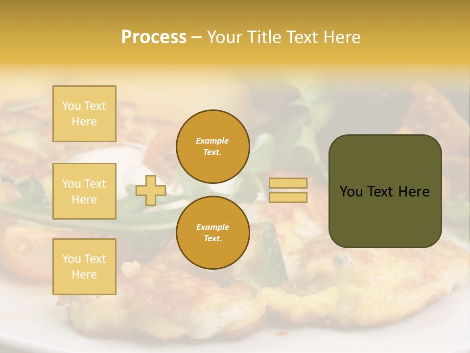 Vegetarian Food Yellow Breakfast PowerPoint Template
