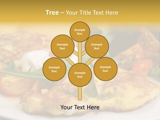 Vegetarian Food Yellow Breakfast PowerPoint Template