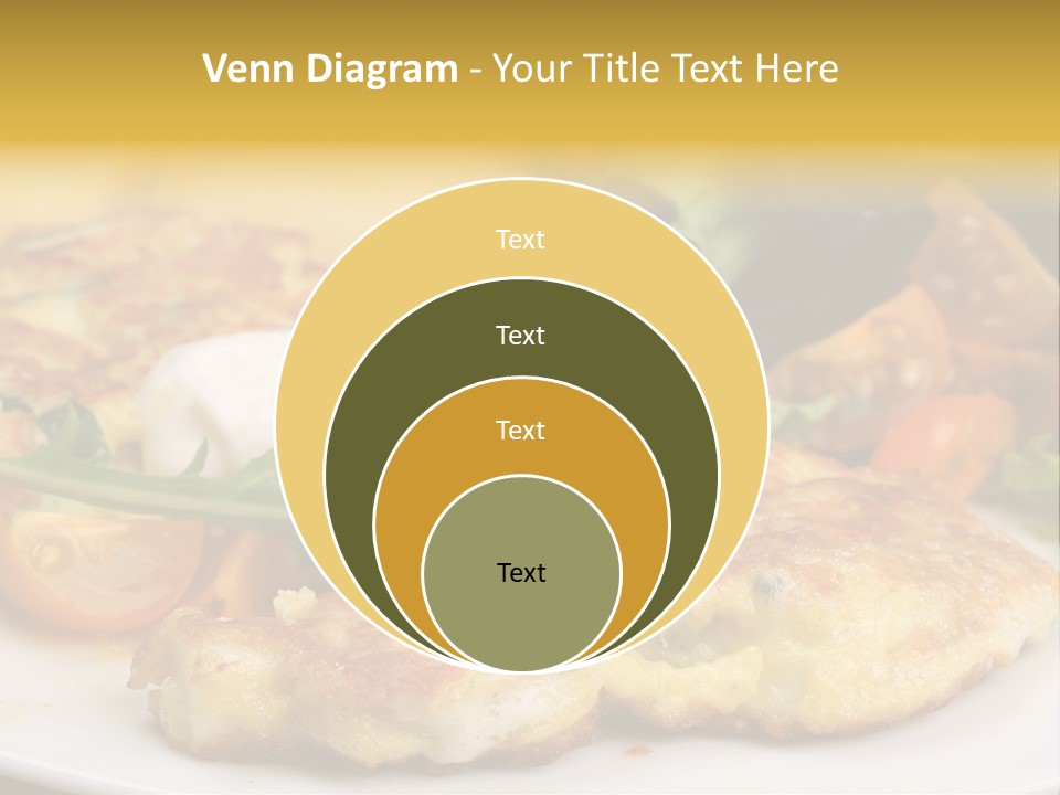 Vegetarian Food Yellow Breakfast PowerPoint Template