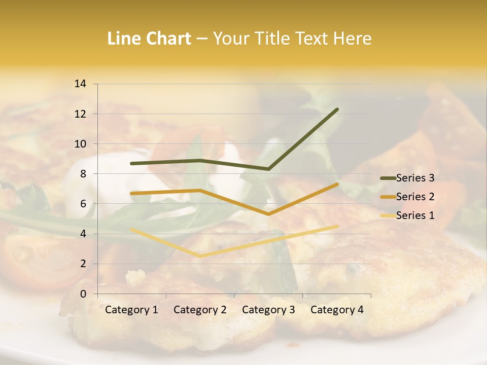 Vegetarian Food Yellow Breakfast PowerPoint Template