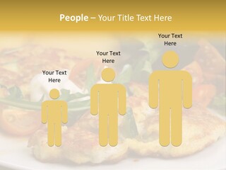 Vegetarian Food Yellow Breakfast PowerPoint Template