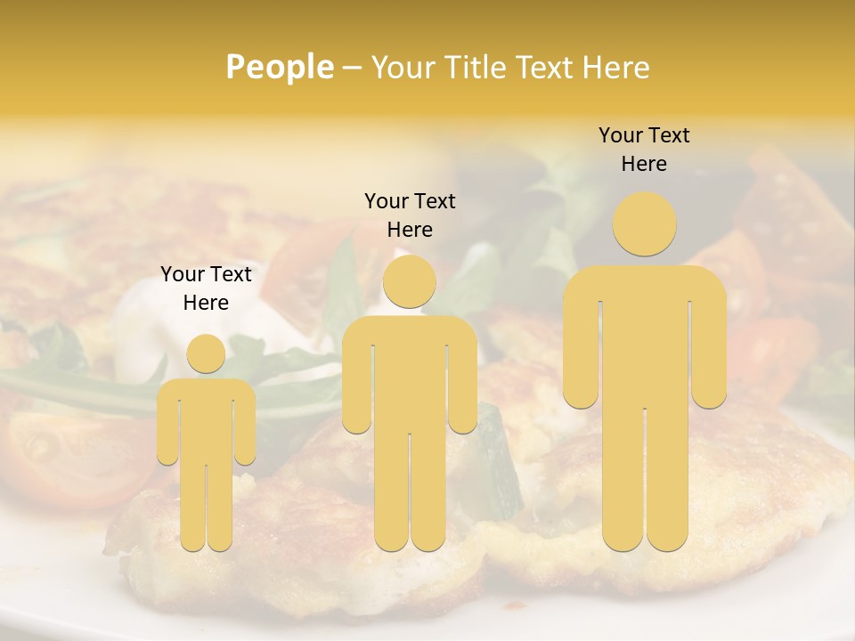 Vegetarian Food Yellow Breakfast PowerPoint Template