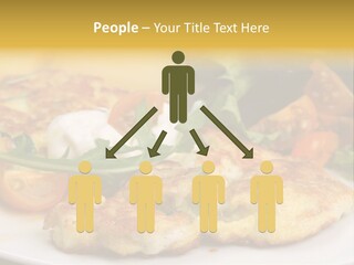 Vegetarian Food Yellow Breakfast PowerPoint Template