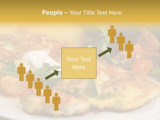 Vegetarian Food Yellow Breakfast PowerPoint Template