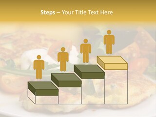 Vegetarian Food Yellow Breakfast PowerPoint Template