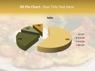 Vegetarian Food Yellow Breakfast PowerPoint Template