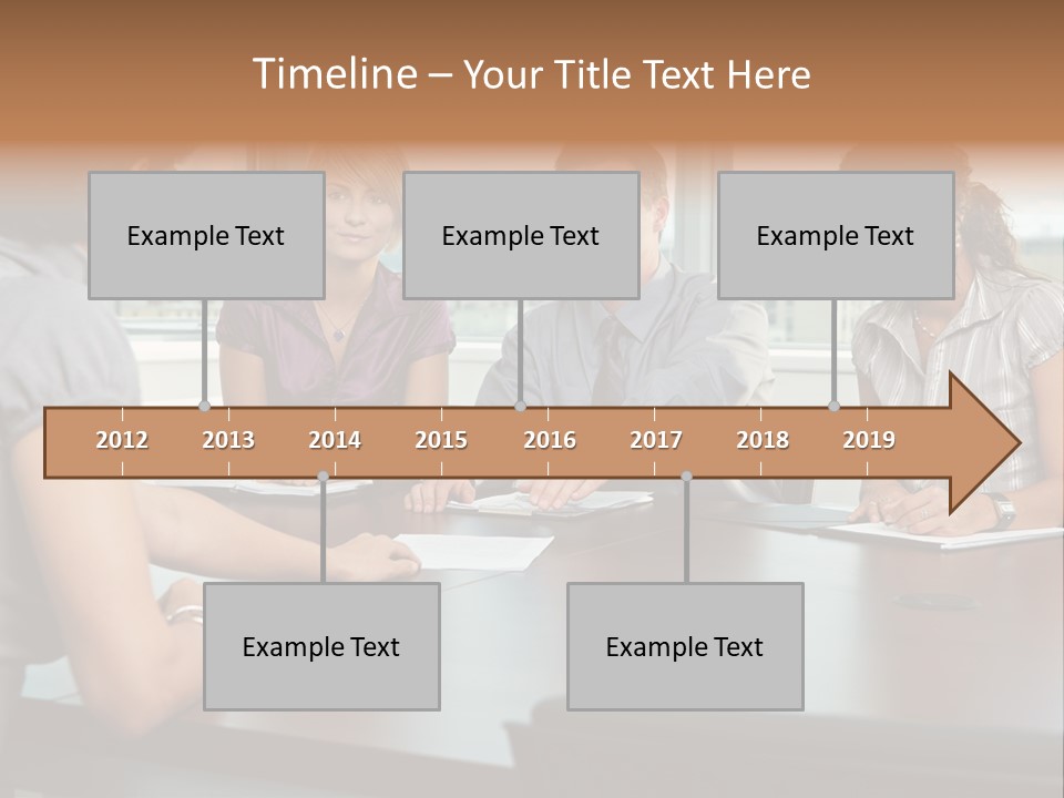 Woman Paper Application PowerPoint Template