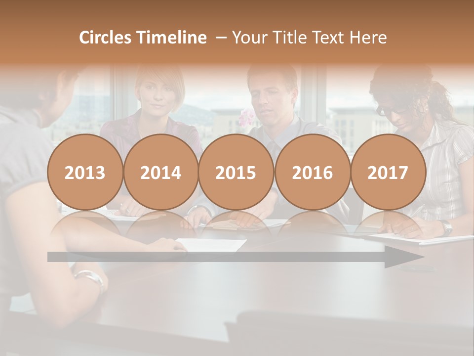 Woman Paper Application PowerPoint Template