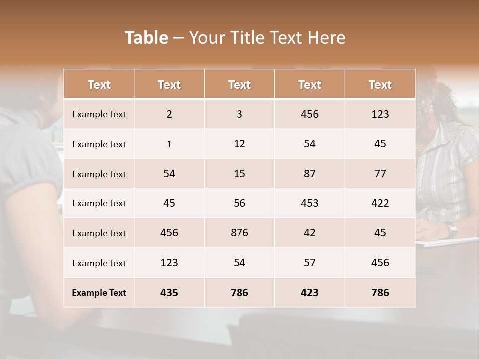 Woman Paper Application PowerPoint Template