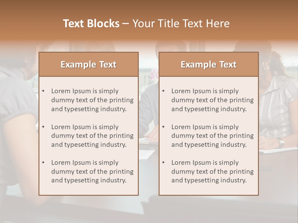 Woman Paper Application PowerPoint Template