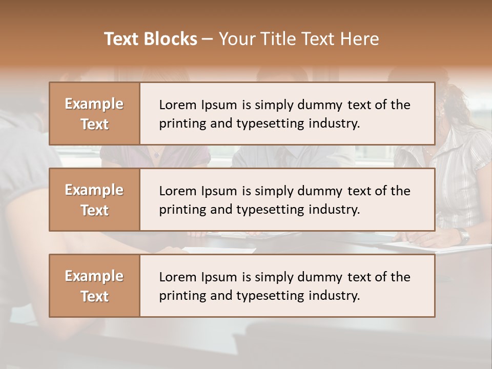 Woman Paper Application PowerPoint Template