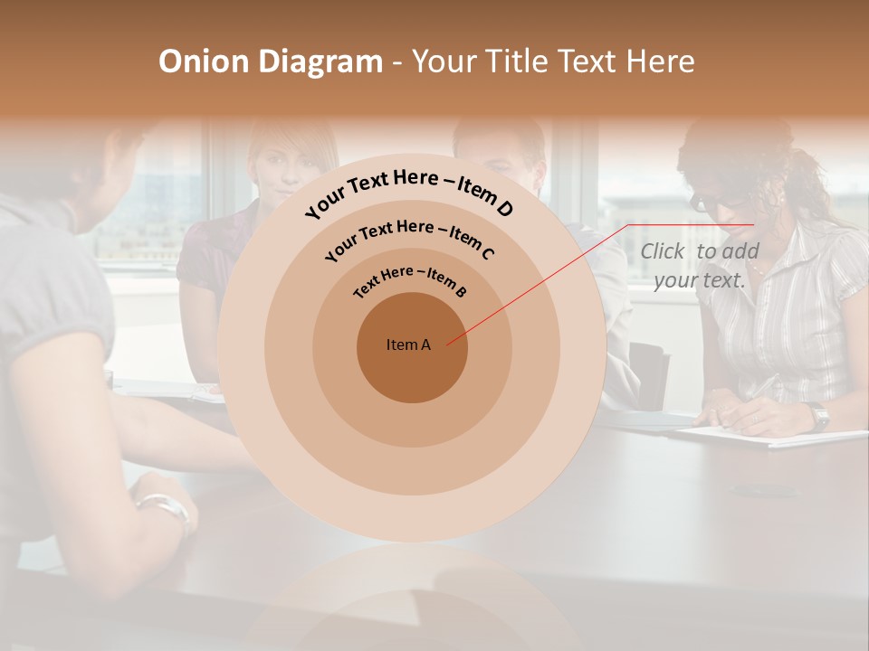 Woman Paper Application PowerPoint Template