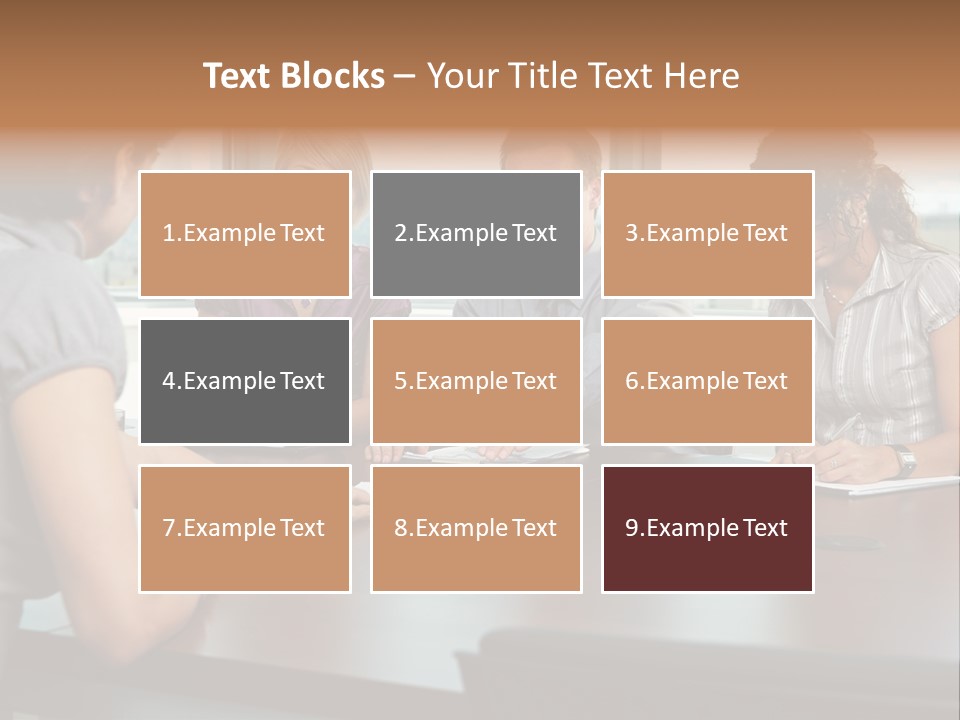 Woman Paper Application PowerPoint Template