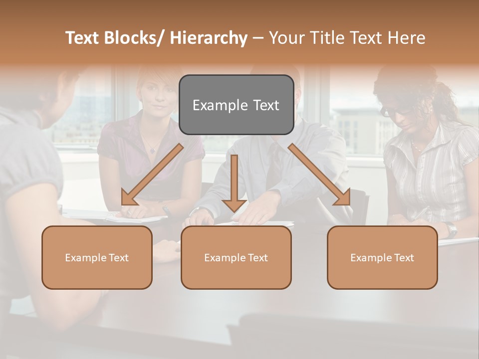 Woman Paper Application PowerPoint Template