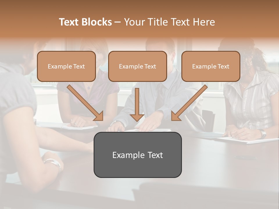 Woman Paper Application PowerPoint Template