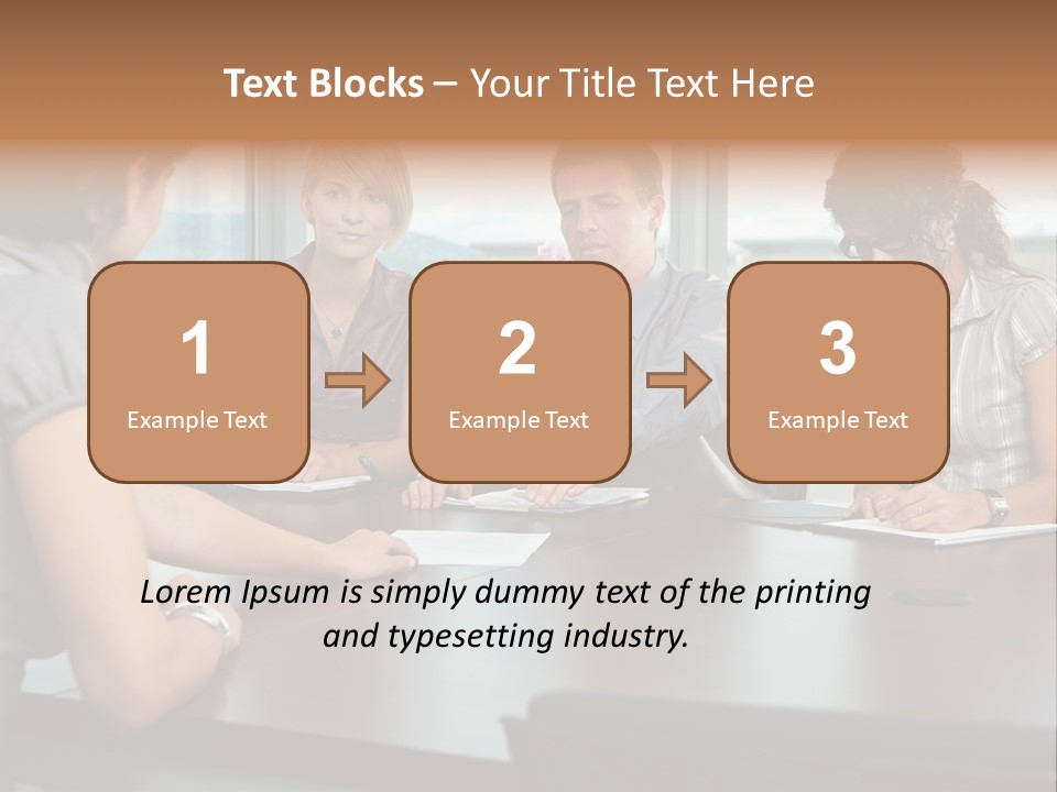 Woman Paper Application PowerPoint Template