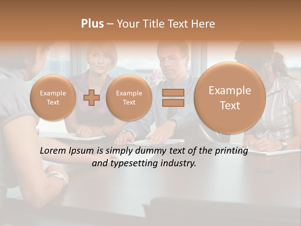 Woman Paper Application PowerPoint Template