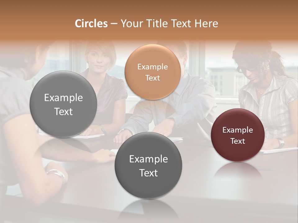 Woman Paper Application PowerPoint Template