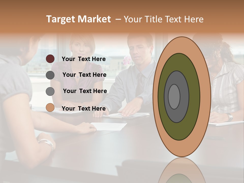 Woman Paper Application PowerPoint Template