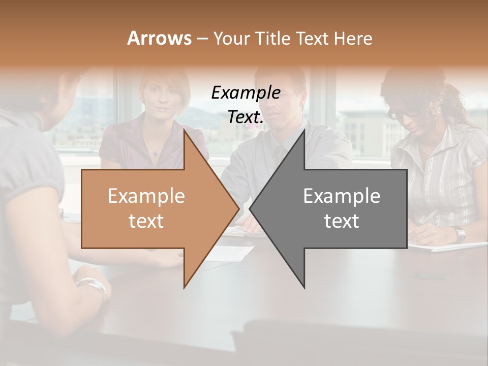 Woman Paper Application PowerPoint Template