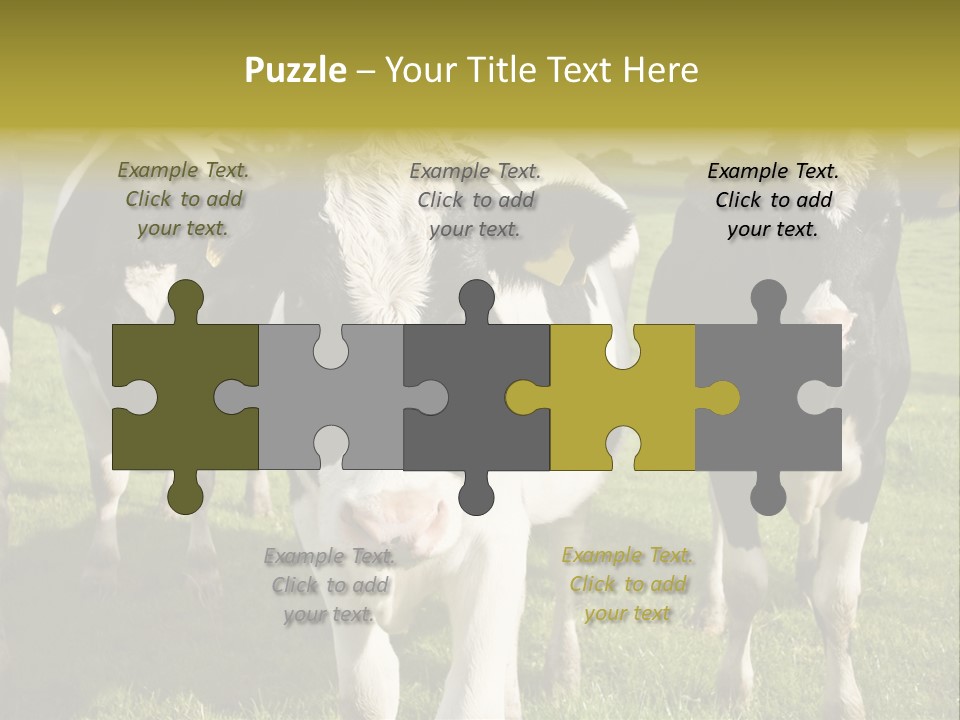 Herd Landscape Waltshire PowerPoint Template