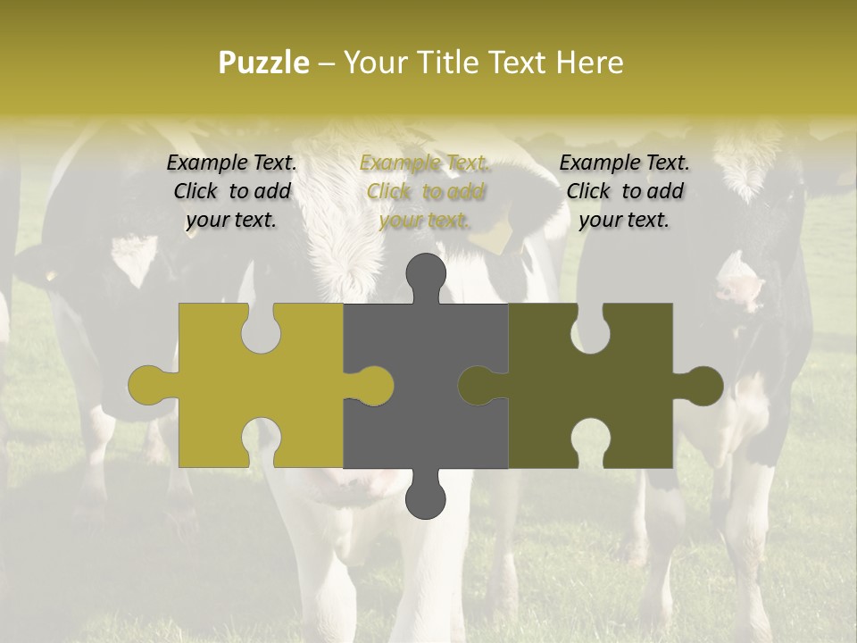 Herd Landscape Waltshire PowerPoint Template
