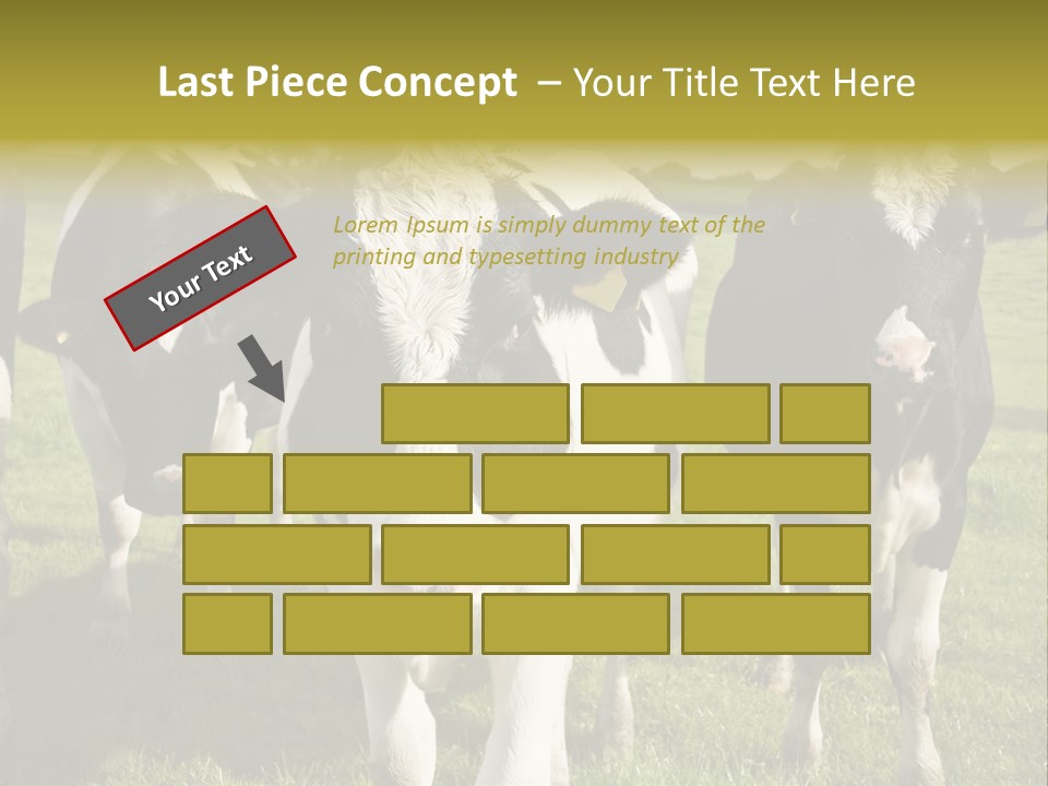 Herd Landscape Waltshire PowerPoint Template