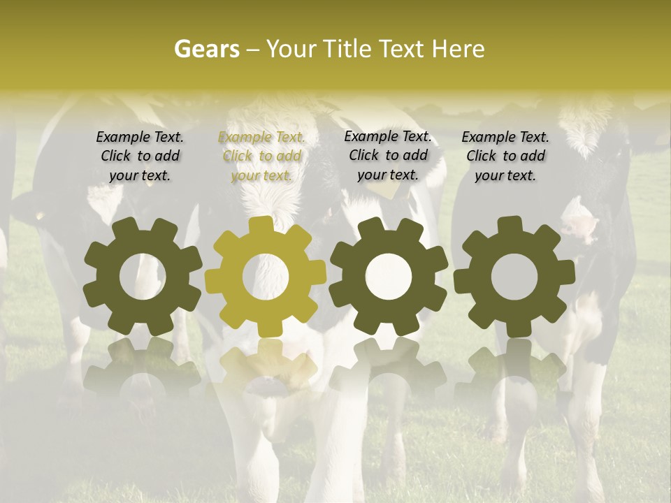 Herd Landscape Waltshire PowerPoint Template