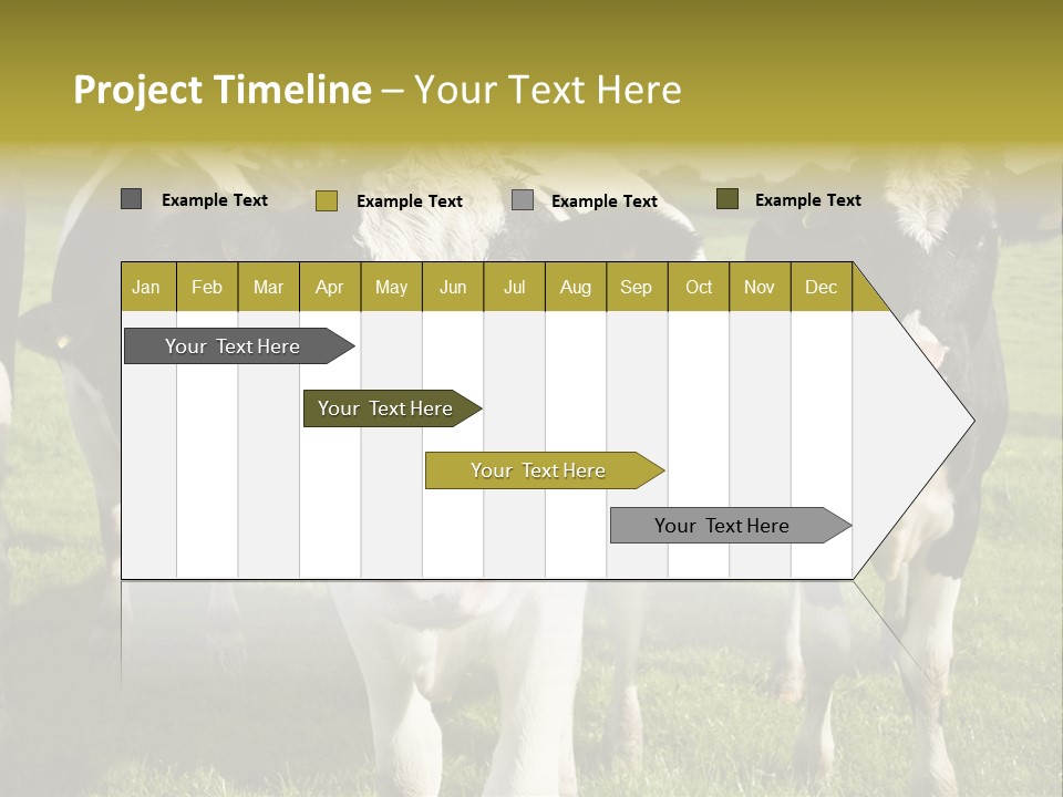 Herd Landscape Waltshire PowerPoint Template