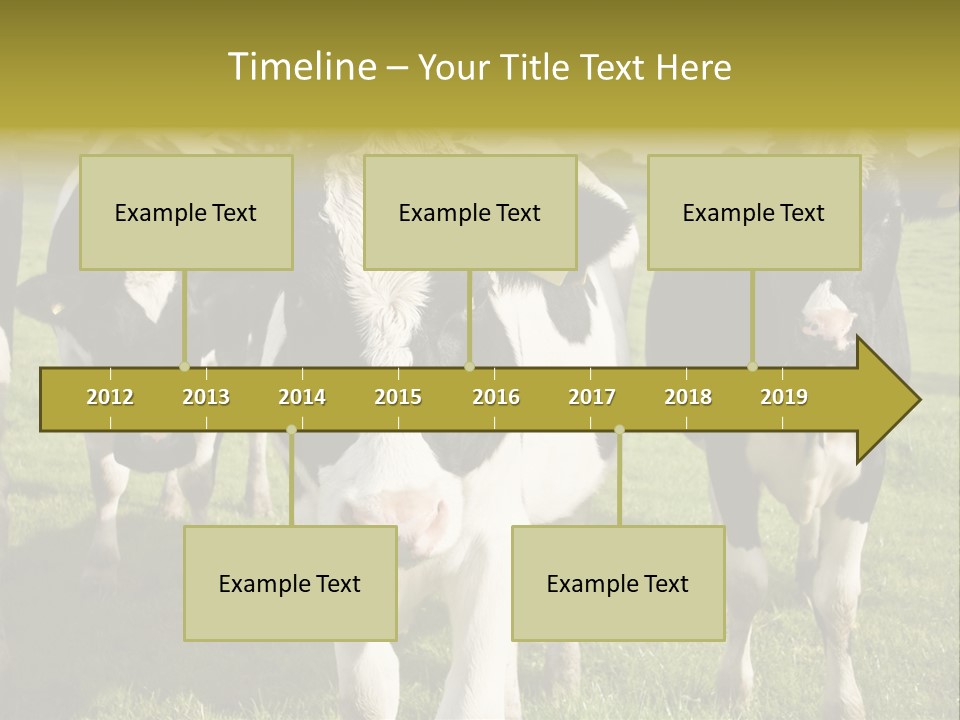 Herd Landscape Waltshire PowerPoint Template