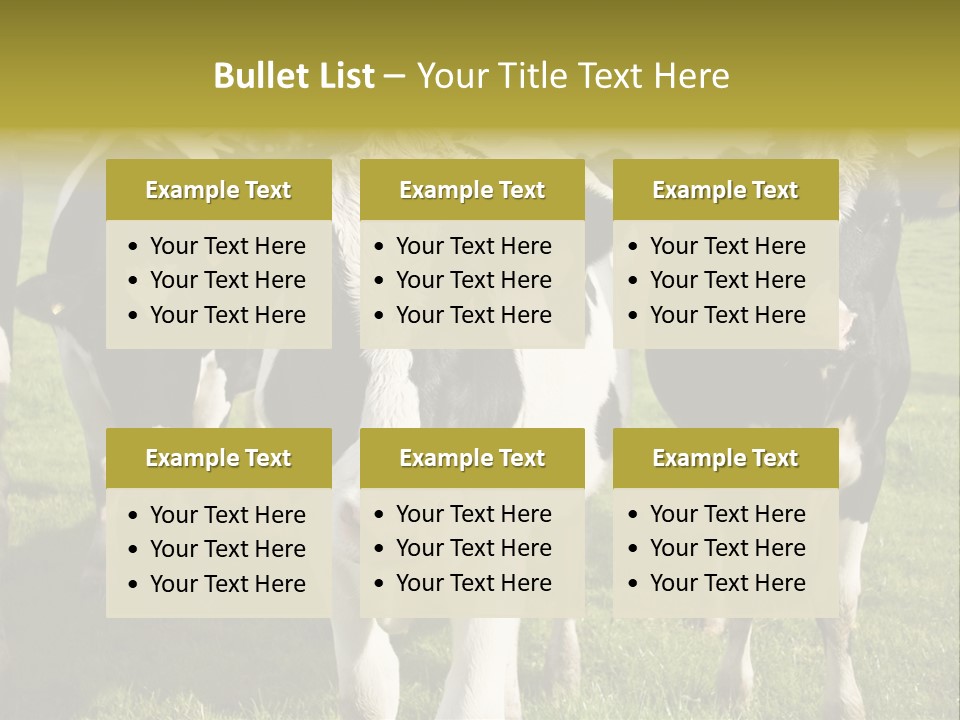 Herd Landscape Waltshire PowerPoint Template