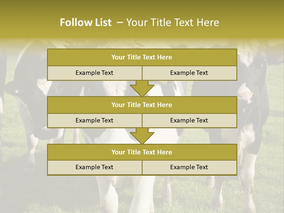 Herd Landscape Waltshire PowerPoint Template