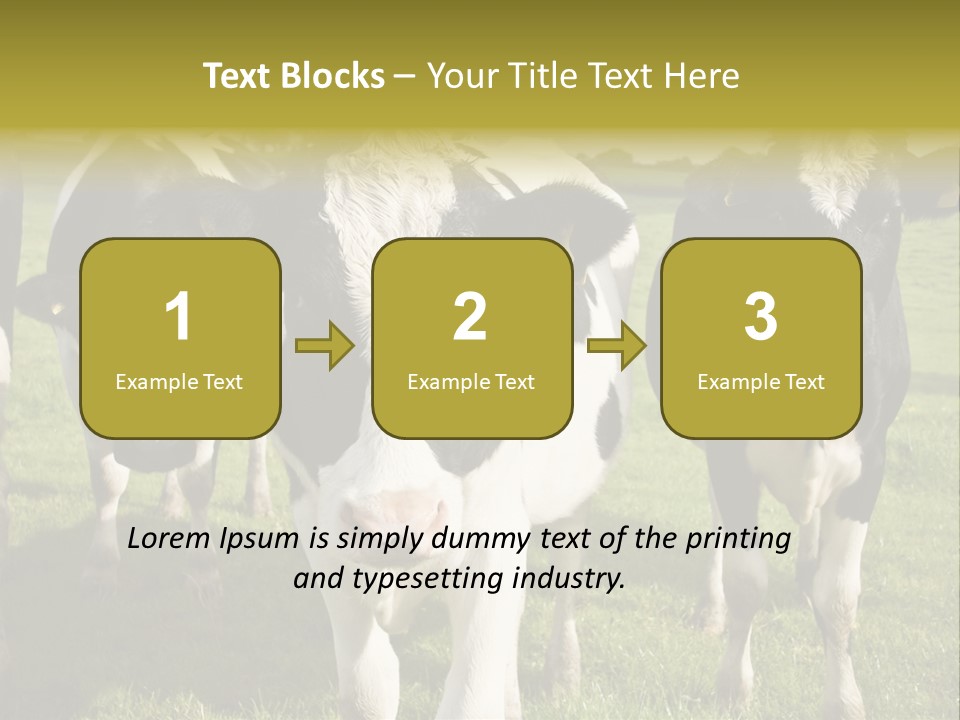 Herd Landscape Waltshire PowerPoint Template