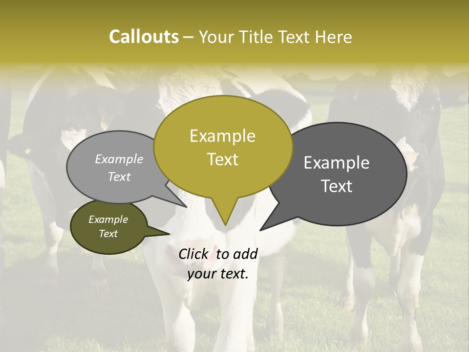 Herd Landscape Waltshire PowerPoint Template