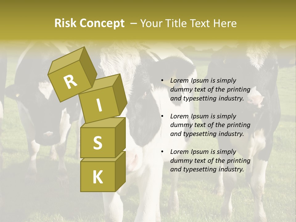 Herd Landscape Waltshire PowerPoint Template