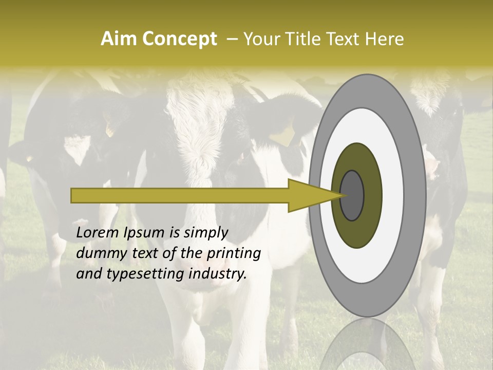 Herd Landscape Waltshire PowerPoint Template