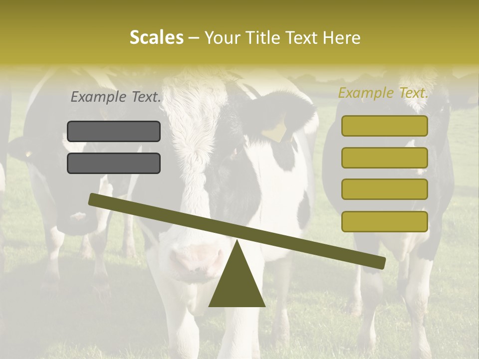 Herd Landscape Waltshire PowerPoint Template