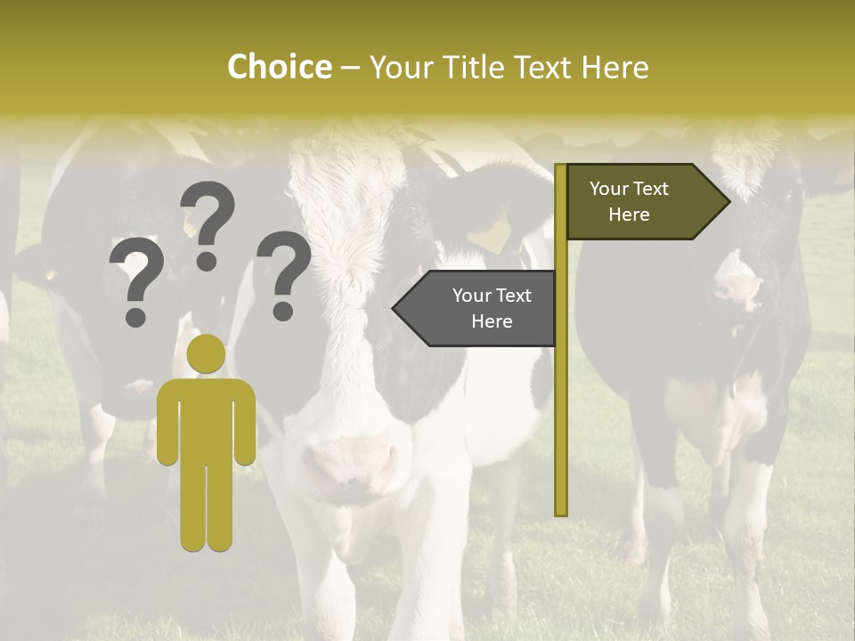 Herd Landscape Waltshire PowerPoint Template