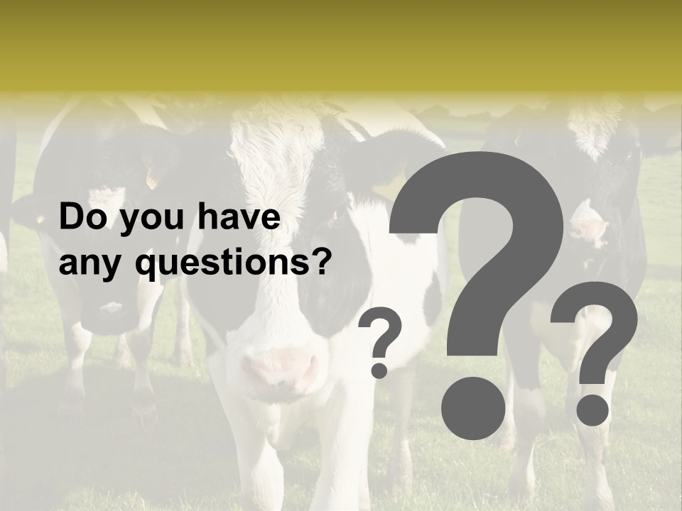 Herd Landscape Waltshire PowerPoint Template