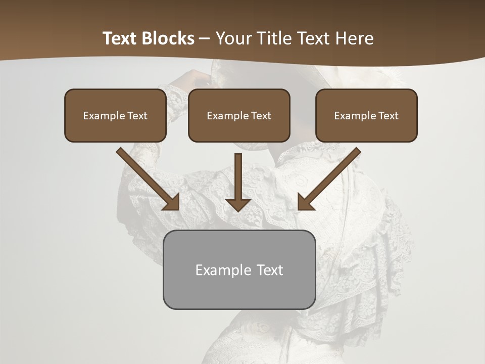 Young Frock Back PowerPoint Template